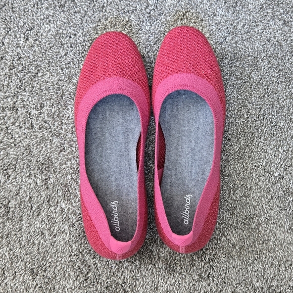 Allbirds Tree Breezer Women's Ballet Flats NEW size 10 in Lux Pink - Picture 3 of 11
